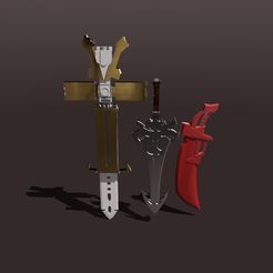 Archivo STL gratis Espada Vikinga de tamaño real 🦸・Modelo para descargar y  imprimir en 3D・Cults