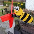 20220406_171314.jpg STL file Garden Bee Vane・3D printable design to download
