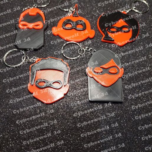 keychains / keychain , THE INCREDIBLES 3D model