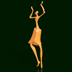 Africana-I.png African Woman Sculpture - Beauty and Strength