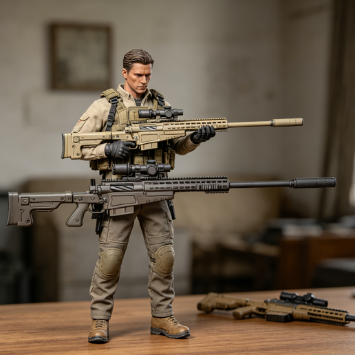 mzz409-MK13 Mod 7 Sniper Rifle - Printable Model