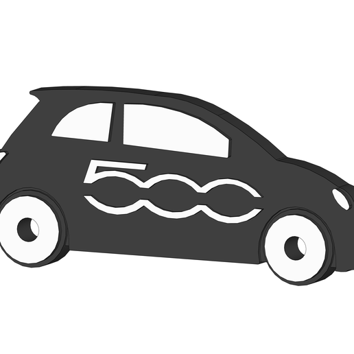 Fiat 500 Abarth esseesse 3D model