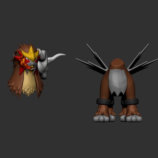 ZBrush-Document14.jpg pokemon entei (con cortes)