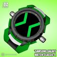 20240203_123052.jpg Ben 10 Omnitrix - Samsung Galaxy Watch 4 Classic  3D Print Model