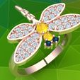Nhan-chuon-chuon.jpg Anel libélula - Anel para senhora - N913553