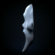 Untitled_Viewport_012.png Ghost face Scream mascara Ghost Face Mascara Scream Usable Mask Halloween real size