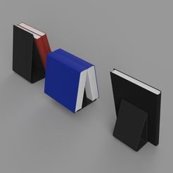 Render-01.jpg Файл STL Закладка для книг 008A・3D-печатная модель для загрузки, PrintingSupports