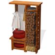 GGG.jpg VILLAGE AND WOOD HOUSE FIREWOOD STORE Outdoor & garden Kitchen  Wall mounted WOOD HOUSE