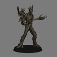 06.jpg Groot and Rocket - Guardians of the Galaxy LOW POLYGONS AND NEW EDITION