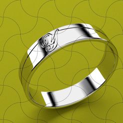 Ring055.jpg Descargar archivo STL Joyería fina, anillo moderno 014 • Diseño para la impresora 3D, jewbroken