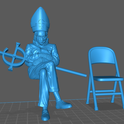 Papa Bernie - 3D model önizlemesi