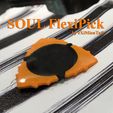 6C56D3C4-EA7B-4FA0-9161-412C220B376D.jpeg Download free 3MF file FLEXIPICK SOUL Triangle-Dent 1'50mm ORUS by eXi - TWO EXTRUDERS - TWO MATERIALS Guitar pick with Soul • 3D printer design, carleslluisar