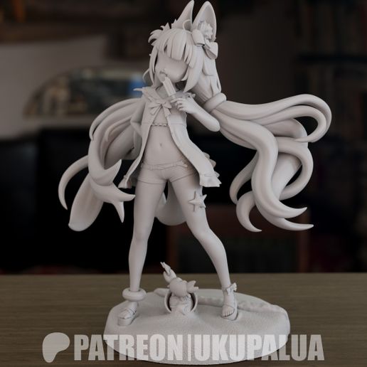 Saba9.jpg Sameko Saba - VTuber - Fan Art STL