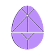 egg_of_columbus_puzzle.stl Egg of Columbus - tangram puzzle
