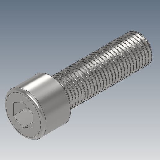 🔩 M27 Socket Head (DIN 912) Standard Bolts Collection・ STL File for ・Cults