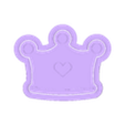 Crown_5,5cm_STL.stl Cookie Cutter Crown - Cortador de Biscoito Tema Coroa