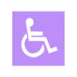 fauteuil roulant.STL handicap acronyms