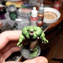 20210325_230959.jpg Free STL file Warhammer Very Angry Ork・3D printer model to download