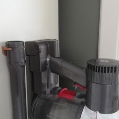 2.jpg Archivo STL gratis Clip para guardar la boquilla Dyson・Plan de la impresora 3D para descargar