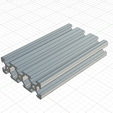 60x20x100VSlotExtrusion.png V-Slot Extrusions