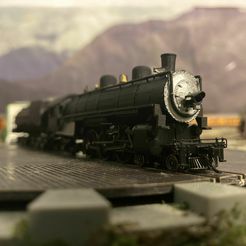new_front_pic.jpg STL file N scale Southern Pacific P-10 Locomotive・3D print model to download
