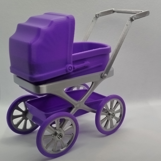 Barbie Kinderwagen / Buggy STL Datei fr 3D-DruckCults