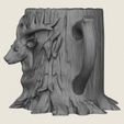 Deer-Head-Wooden-Stump-Mug-03.jpg Deer Head Wooden Stump Mug
