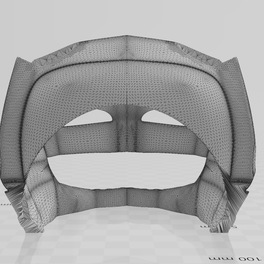 aes GOL Archivo STL Máscara de murciélago (casco de Batman para gatos simpáticos)・Plan imprimible en 3D para descargar, RodrigoSC