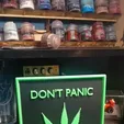 1767106238.webp Don't Panic It's Organic 3D Art Weed Leaf
