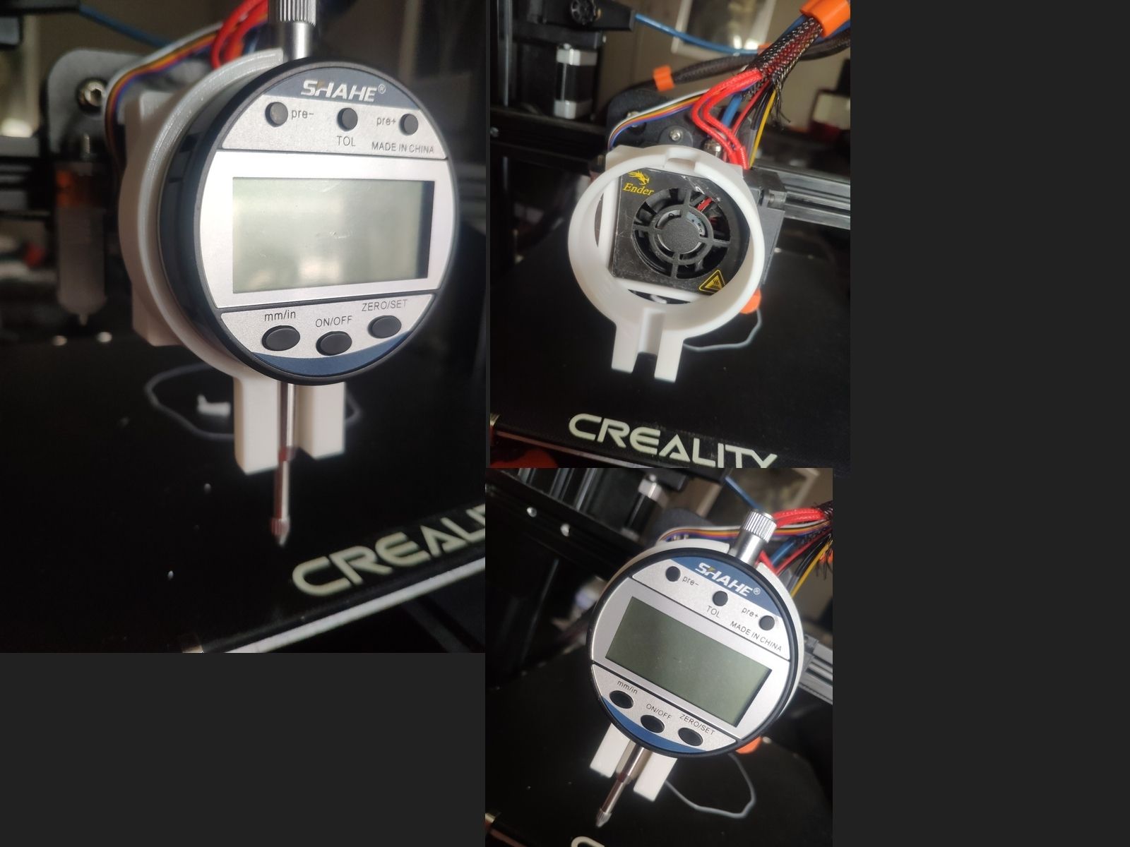 Download free STL file dial indicator holder for original ender 3 • 3D