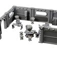 Sci-Fi-Office-Set-A-Mystic-Pigeon-Gaming-1-w.jpg Sci Fi Office Including Modular Walls (tabletop terrain)