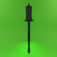render-1.png Tap To Pay batman Wand STL files – Contactless Payment NFC Wand Prop – single color 3D Print