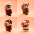 capybara_jujutsu_kaisen.png Collection 4 figurines Capibaras Jujutsu Kaisen / Megumi, Gojo, Geto et Sukuna / Anime / Cosplay