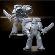 Assault-Marine-presentation-01.jpg 3D file First Line Attack Troopers - Truescale・Model to download and 3D print