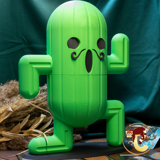 Magic the Gathering Commander Deckbox Jumbo Cactuar 3D File for 3D  printingCults