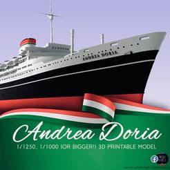 adv2.jpg SS Andrea Doria Ocean Liner, full hull and waterline versions