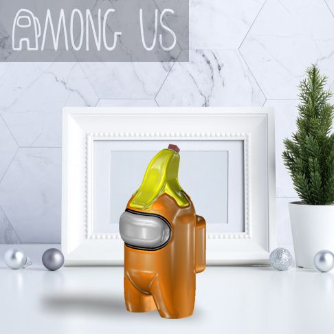 AMONG US - BANANA HAT (V2) - 3D model önizlemesi