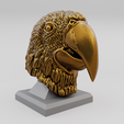 parrot-bust-render-4.png Parrot Head sculpture
