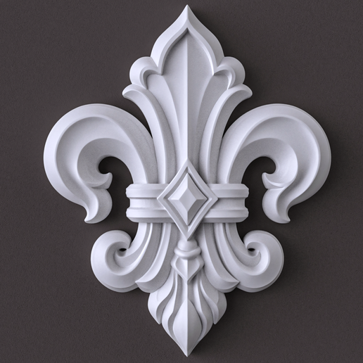 Fleur de Lis Architectural Ornament 16