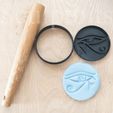 CC_cookie-088.jpg Cookie cutter Eye of Horus Egyptian religion collection cutter+stamp