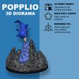 Popplio banner.jpg Popplio diorama - Pokemon