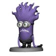3.jpg Purple mutated minion for 3D printing STL