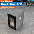 cardframe-deckbox-100-basic-mtg-commander-edh-3dprint-dna1.jpg Caixa do baralho Commander 100 - Impressão 3D | Caixa do baralho MTG EDH, Caixa do baralho Pokémon, One Piece TCG, Caixa do baralho Riftbound | Design básico