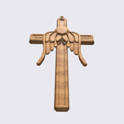 Shapr-Image-2024-01-14-131104.png Cross with angel wings and diamond, Forever in our heart, Memorial statue, decorative religious gift, condoleance gift, Remembrance Gift