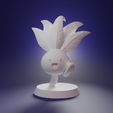 oddish-clay-2.jpg ODDISH - Cute 3D printable Pokemon