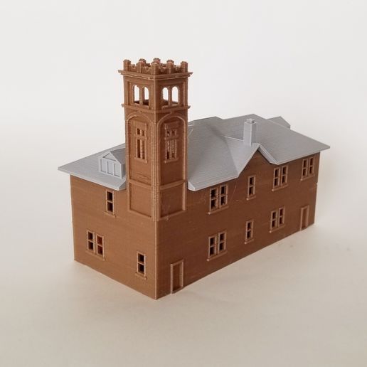 2019-04-20 10.39.54-1.jpg PREMIUM N Scale Винтажная пожарная станция (эст. 1914)