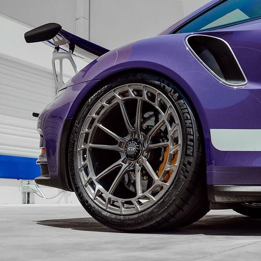 porsche-911-gt3rs-991-srx01-brushed-grigio-avant-garde-wheels-08.jpg 1/24 20x10/21x13 Porsche 911 (992) GT3 RS Juego de ruedas- Advant Garde SRX01