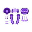 mechaZilla-Pieces-Mini.STL Mecha-Zilla | Collectible