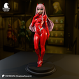 1.png ZERO TWO – DARLING IN THE FRANXX 3D PRINTABLE STATUE | STL FILE BY SHADOW RAVEN CREATIONS