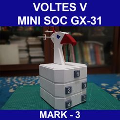 TITLE.jpg STL file NOT V.3 SOC GX-31 BIG FALCON VOLTES V・3D printing idea to download
